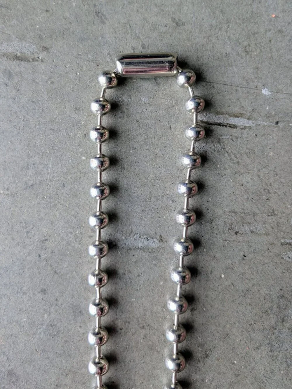 Urban Outfitters Five Fourty Nine Lia Heart Ball Chain Necklace